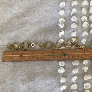 Gold chain handcuffs bracelet